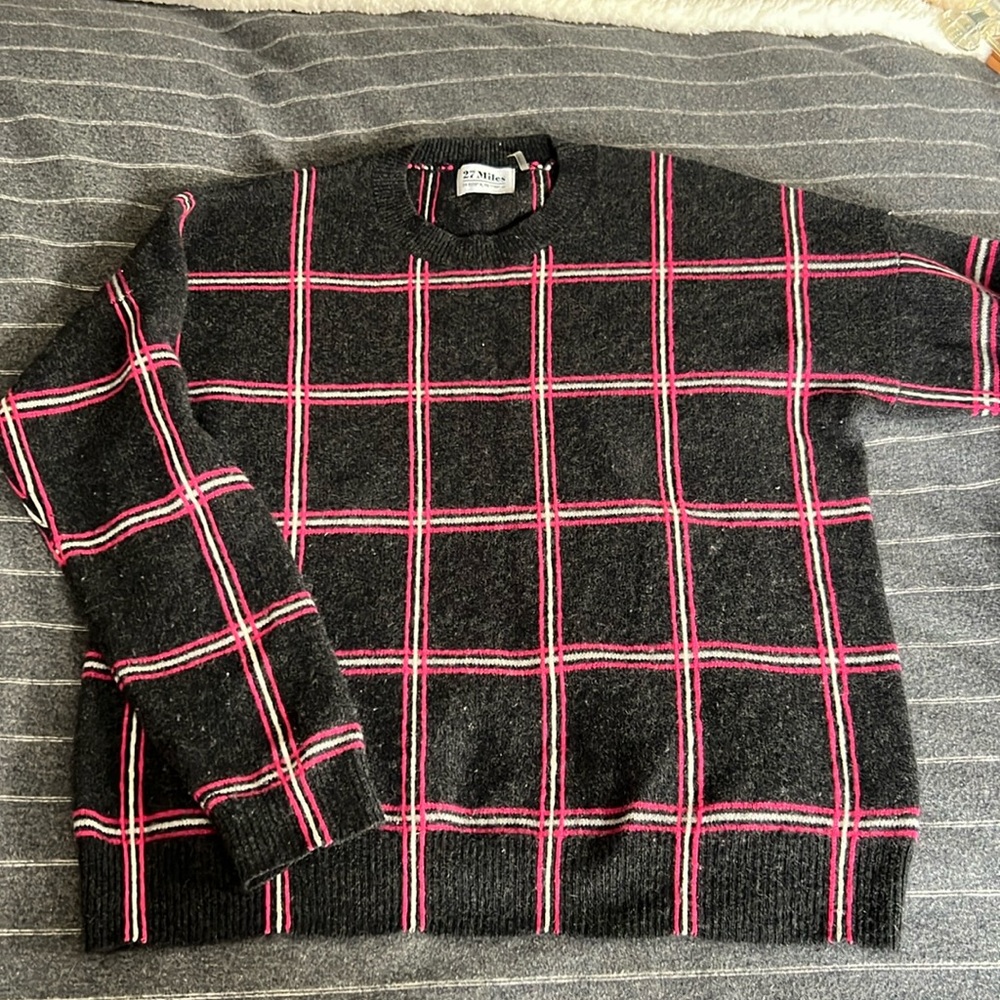 27 Miles cashmere crewneck sweater, size S